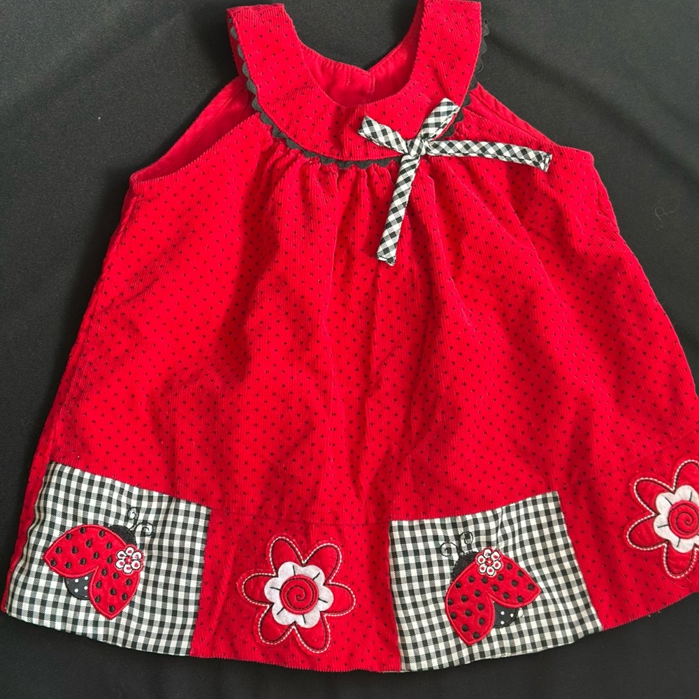 Red Ladybug Dress